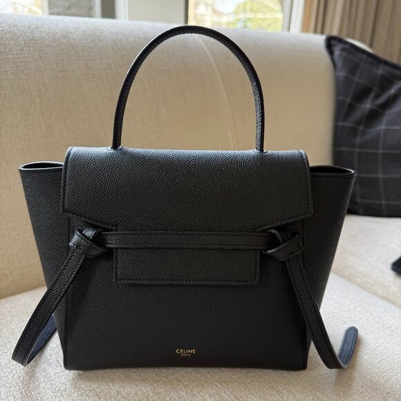 Celine Nano Belt Bag in Black - Picture 2 of 8